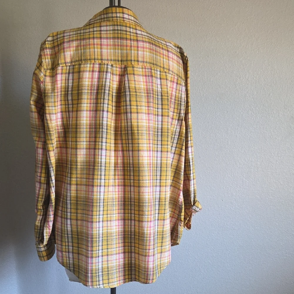 St. John's Bay Multicolor Plaid Shirt